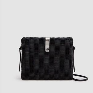 RACHEL COMEY black Rona wicker bag